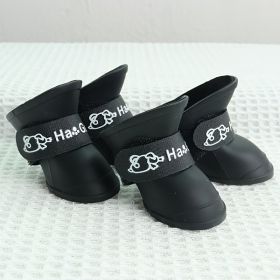 Dog Adjustable Straps & Waterproof Outdoor Booties For Snow & Rain (Color: ROYAL BLUE, size: XXL)